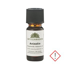 Urtegaarden Anisolie Æterisk 10 ml - Naturlig Aroma og Duft