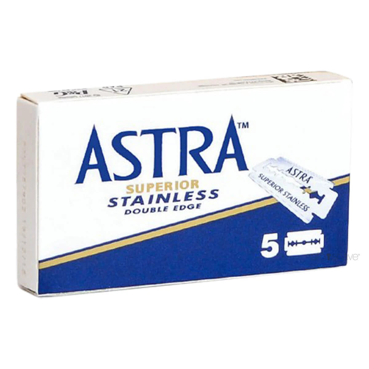 Astra Superior Stainless Blue De Barberblade  2x5 Stk   10 Stk