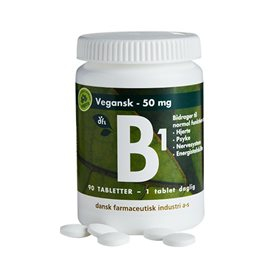 DfI B1 50 Mg Vegansk - 90 Tabletter til Energi & Sundhed