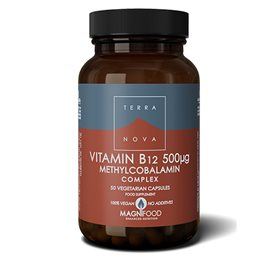 Terranova B12 Vitamin 500 Mcg - Kapsler på tilbud!