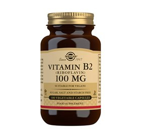 Solgar Vitamin B2 Riboflavin 100 Mg - Sundhedstilskud på tilbud