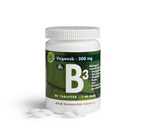 Dfi B3 200 Mg Bull – 90 Niacin Tabletter på Tilbud!