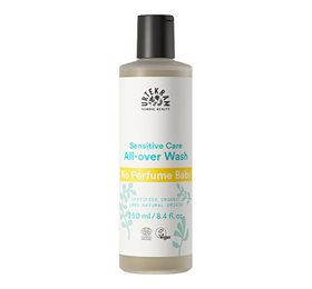 Urtekram Baby All Over Wash Uden Parfume 250 Ml - Mild Pleje