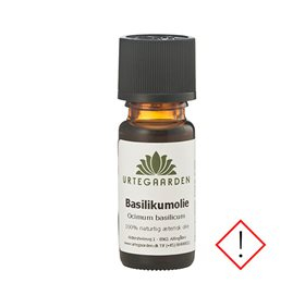 Urtegaarden Æterisk Basilikumolie 10 ml - Naturlig Aroma