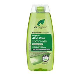 Dr. Organic Aloe Vera Bade- og Brusegel 250ml – Økologisk Pleje