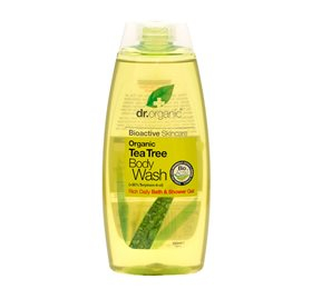 Dr Organic Tea Tree Bade- og Brusegel 250 ml – Økologisk Rens