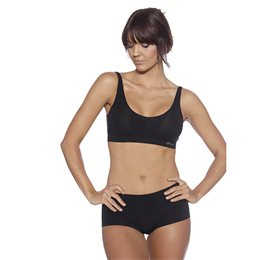 Boody Sømløs Padded Shaper BH – Økologisk Bambus, Sort