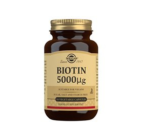 Solgar Biotin 5000ug - Skønhedstilskud til hud og hår