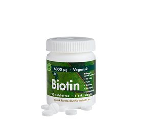 Dfi Biotin 6000 Mcg – Veganske Skønhedstabletter til Dig!