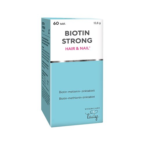 Biotin Strong - 60 Tabletter til Sundt Hår og Negle