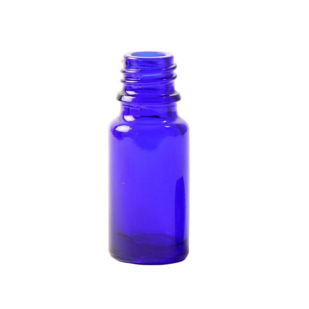 10 Ml Blå Glasflaske Din18