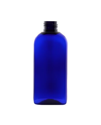 150 Ml Oval Blå PET Plastflaske - Perfekt til Skønhedsprodukter