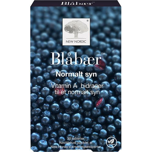 New Nordic Blåbærpillen til normalt syn - Helsegrossisten.dk