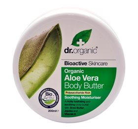 Dr. Organic Aloe Vera Body Butter 200ml – Fugt og Pleje