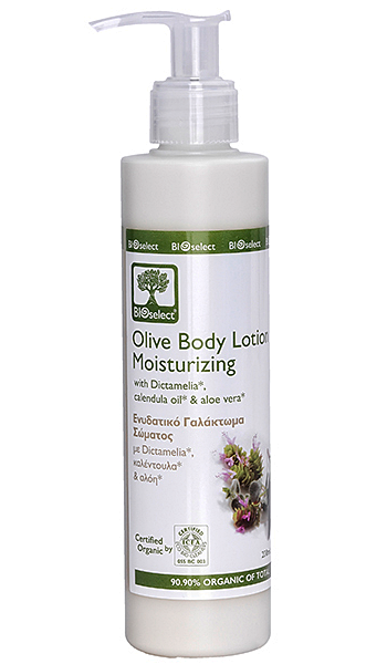 Bioselect Oliven Bodylotion med Dictamelia 200ml - Skønhedstilbud