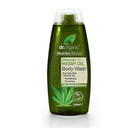 Dr Organic Body Wash med Hampolie - 250 ml
