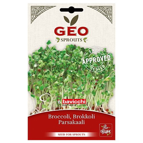 Broccolifrø til spiring - 13g økologisk kvalitet