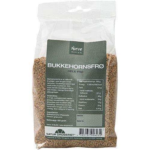 Bukkehornsfrø Hele   500 Gram