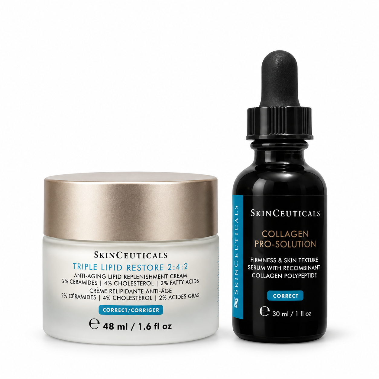 Skinceuticals Triple Lipid Restore   Collagen Pro Solution Serum Sæt