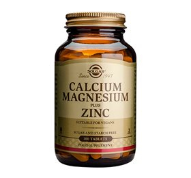 Solgar Calcium Magnesium Zink 100 Tabletter – Sundhedstilbud