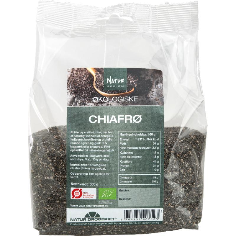 Chia Frø økologiske Naturdrogeriet   500 Gram