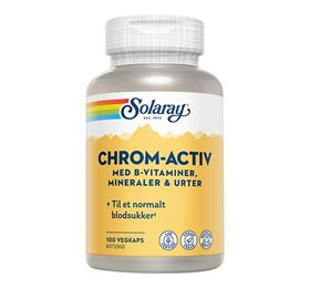 Solaray Chromactiv 100 Kap – Styrk dit blodsukker!