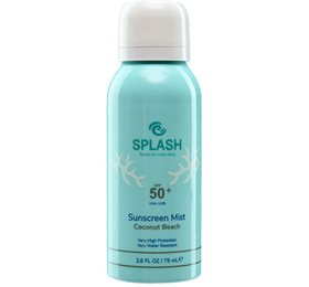 Splash Kokosstrand Solcreme Mist SPF 50 - Rejse størrelse 75 ml