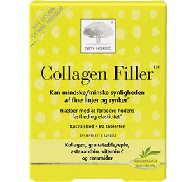 New Nordic Skin Care Kollagen Filler 60 Tabl - Skønhedstilbud