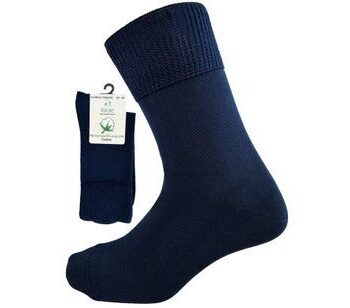 Cotton   Diabetic   Comfort Sock  Mørkeblå   1pk