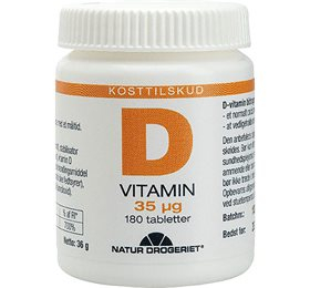 D-vitamin 35 µg – Styrk knogler og tænder naturligt!