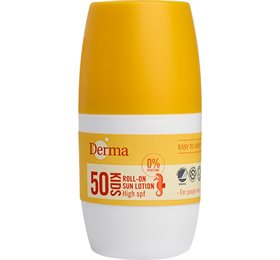 Derma Kids Roll-On Solcreme SPF50 – Effektiv Solbeskyttelse