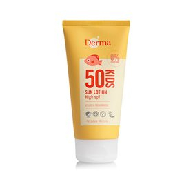 Derma Kids Sol Lotion SPF50 - Effektiv UV-beskyttelse 150ml