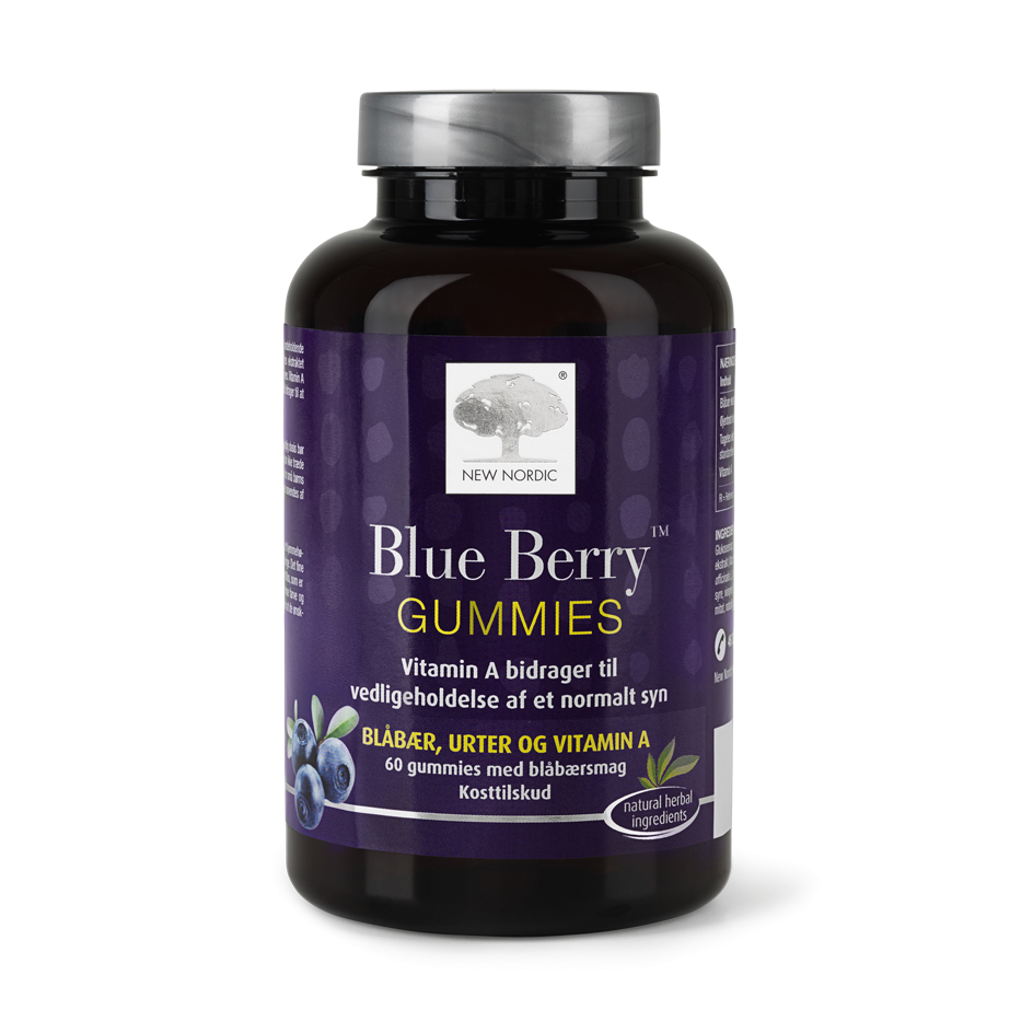 New Nordic Blue Berry Gummies - Skønhed til dine øjne