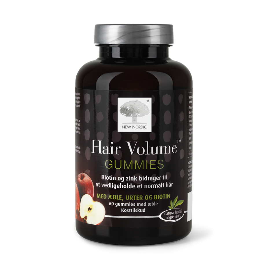New Nordic Hair Volume Gummies 60 stk – Få fyldigere hår!