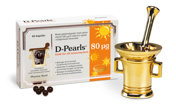 Pharma Nord D-Pearls 80 Mcg – Højdoseret D-vitamin Tilbud