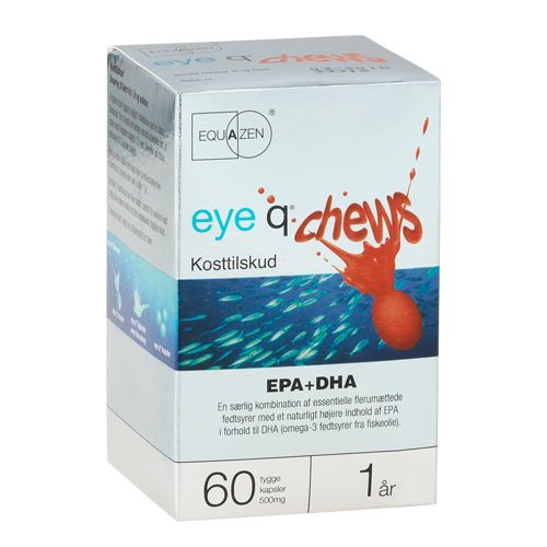Equazen Chews - Fiskefri Omega 3 - 60 kapsler