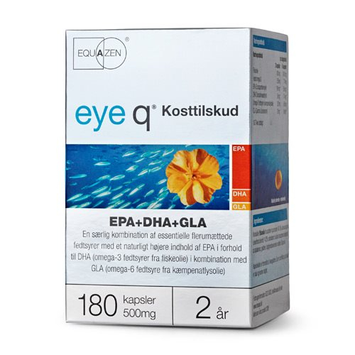 Equazen Fiskeolie med EPA, DHA og GLA - 180 Kapsler