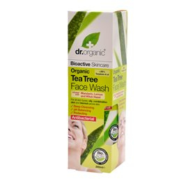 Dr. Organic Tea Tree Ansigtsvask 200 ml – Naturlig hudrensning!