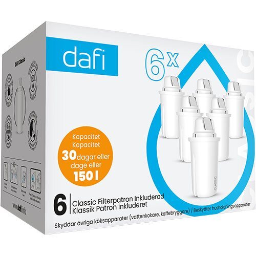 Filterpatroner 6 Pack Dafi
