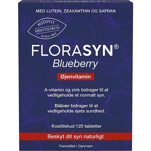 Florasyn Blueberry   120  Tabletter