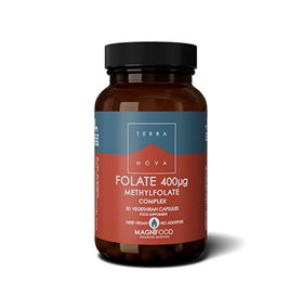 Terranova Folat 400 mg - Kosttilskud til Sundhed 50 Kapsler