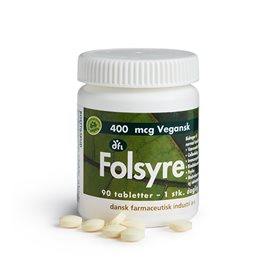 Dfi Folsyre 400 Mcg - Sundhedstilskud til Gravide 90 Tab