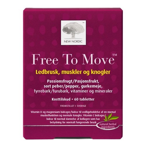 Free To Move   60 Tabletter