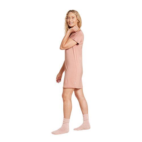 Boody Goodnight Nightdress Dusty Pink Str  L   1 Stk
