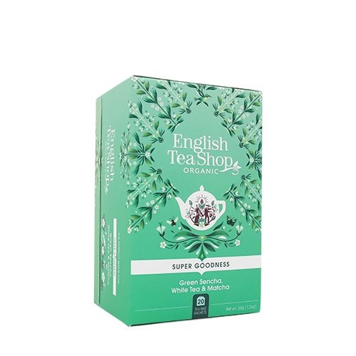 English Tea Shop Green Sencha White Tea   Matcha øko    20 Breve