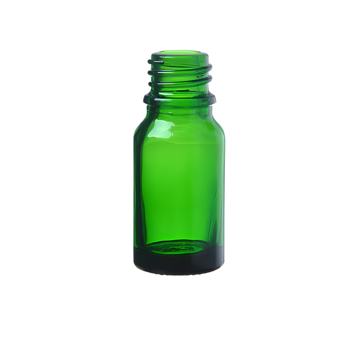 10 Ml Grøn Glasflaske til Olier - Hurtig Levering!