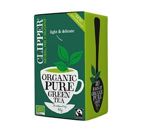 Clipper Økologisk Grøn Te – 20 Tebreve til Daglig Nydelse