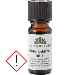 Urtegaarden Gulerodsfrøolie 10 Ml – Æterisk Skønhedsolie