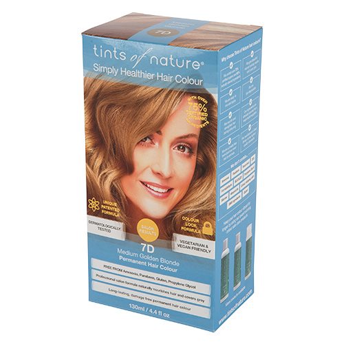 Tints Of Nature Hårfarve 7d Medium Golden   120 Ml