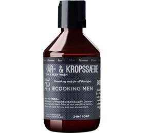 Ecooking Hår- & Kropssæbe 250ml – Citrusfrisk Pleje til Mænd